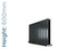 EU-EMADV-600-A-TH - Eucotherm Mars Duo Vertical Double Flat Panel Anthracite Radiator H600mm X W595mm EU-EMADV-600-A-TH - Eucotherm Mars Duo Vertical Double Flat Panel Anthracite Radiator H600mm X W595mm